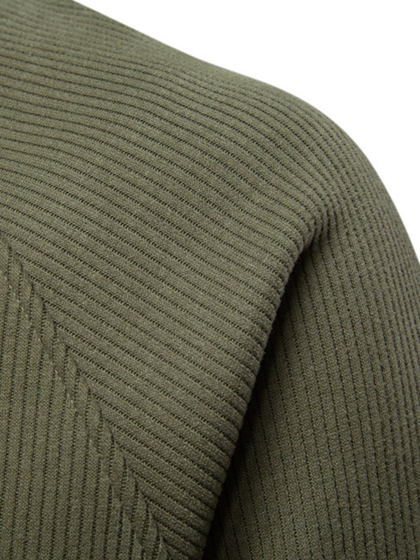 Gareth® | Ribbed Raglan Sleeve Quarter Zip Sweatshirt