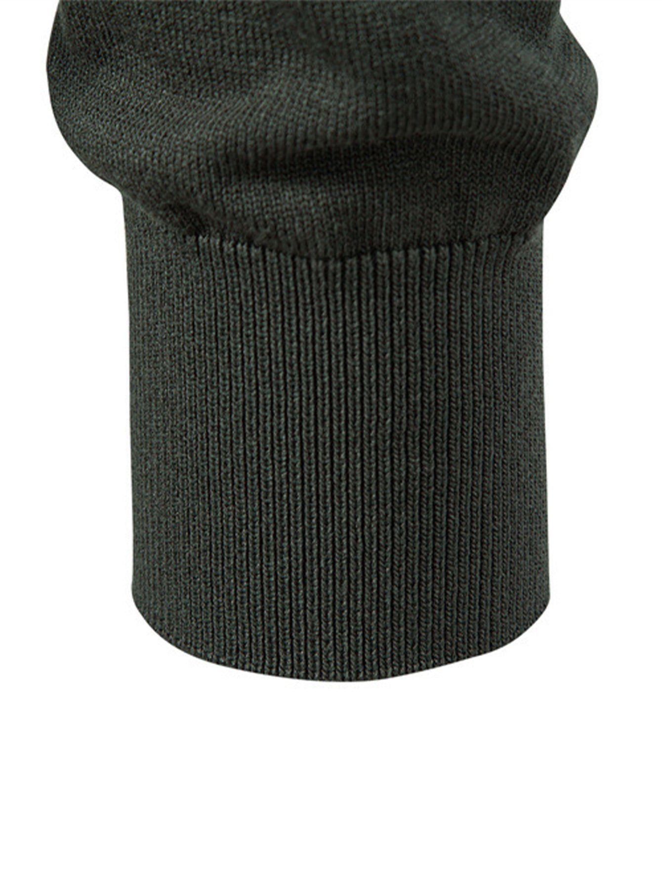 Thomas | Long Sleeve V-Neck Knit Polo Shirt