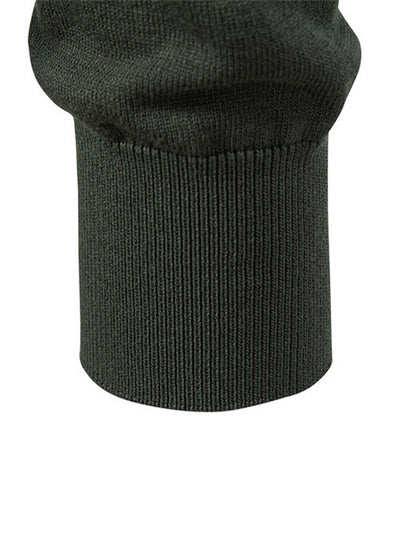 Thomas | Long Sleeve V-Neck Knit Polo Shirt