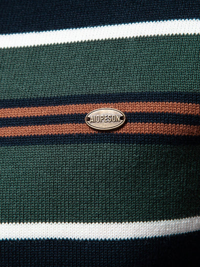 Hal® | Stripe Quarter-Zip Sweater