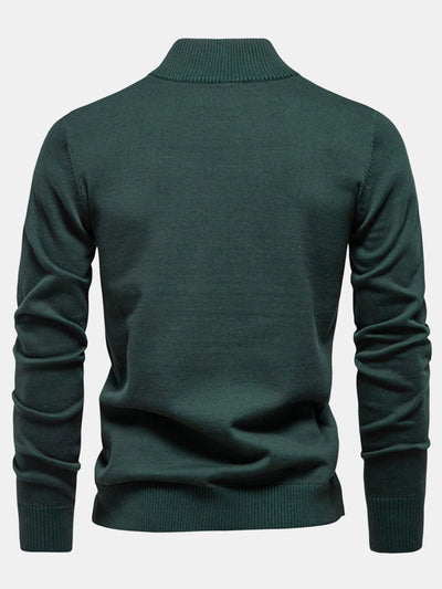 Hasan® | Quarter-Zip Sweater