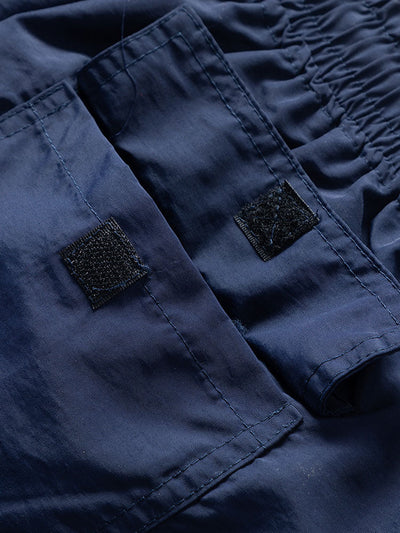 Adrean® | Brushstroke Print Button Up Shirt & Swim Shorts