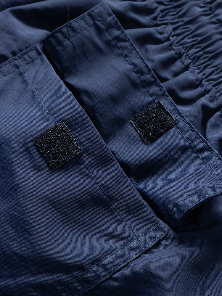 Eligio® | Palm Tree Print Button Up Shirt & Man Mid Length Drawstring Swim Shorts