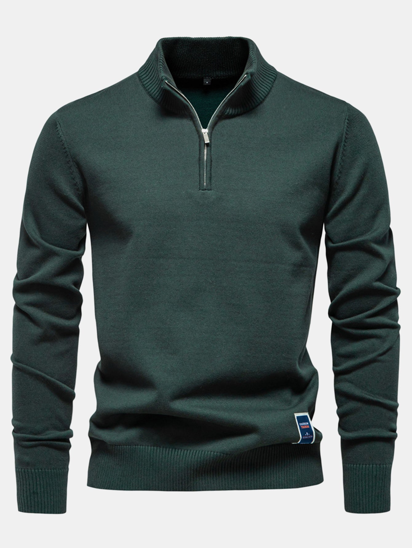 Hasan® | Quarter-Zip Sweater