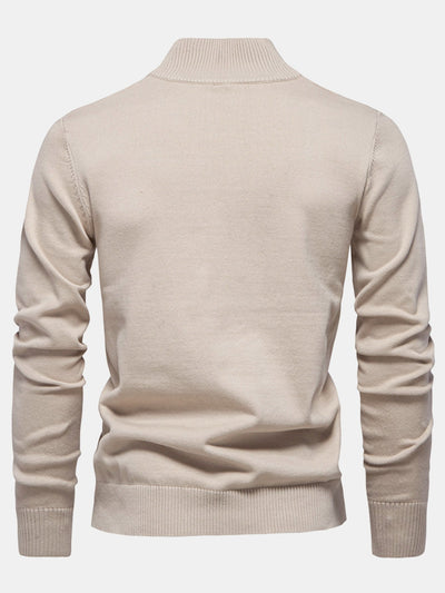 Hasan® | Quarter-Zip Sweater