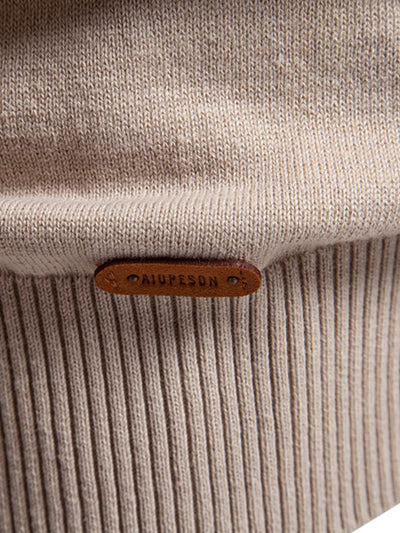 Gaudencio® | Striped Jacquard Crewneck Sweater
