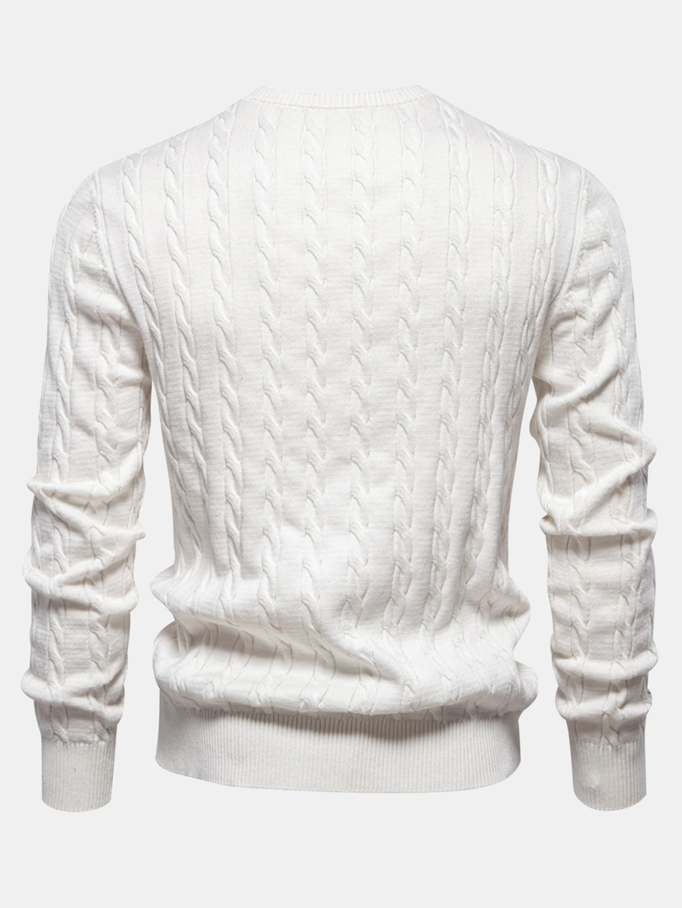 Elías® | Giraffe Embroidery Twist Jacquard Sweater