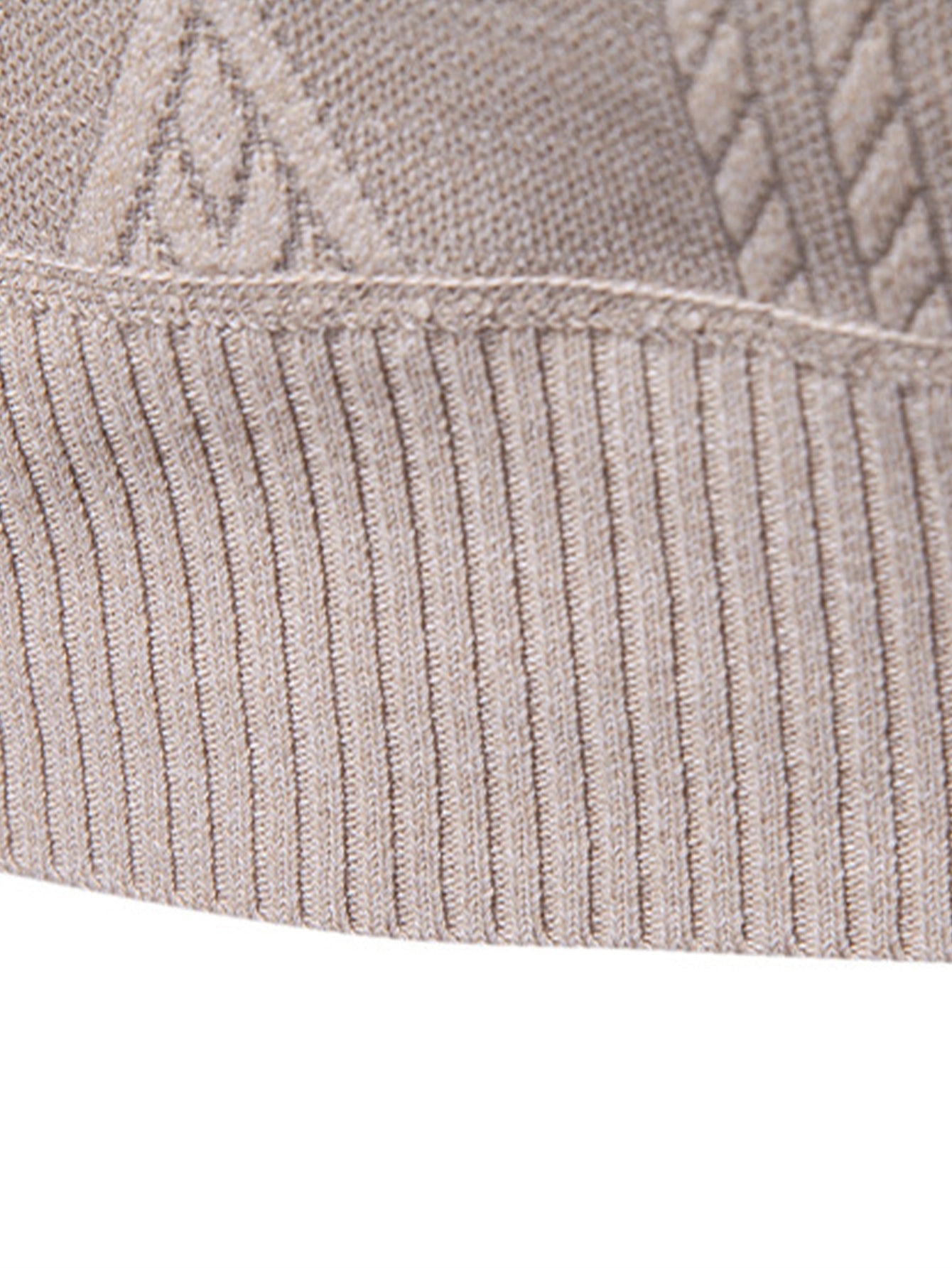 Atilio® | Geometric Jacquard Turtle Neck Sweater