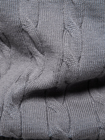 Elías® | Giraffe Embroidery Twist Jacquard Sweater