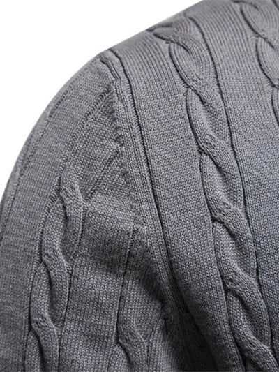 Elías® | Giraffe Embroidery Twist Jacquard Sweater