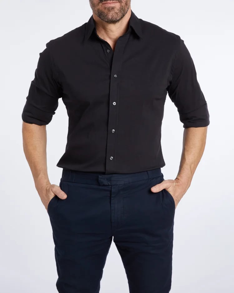 Rafael® | Stretch Zip Shirt