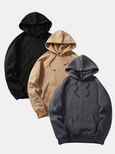 Omari | 3 Pieces  Basic Hoodies
