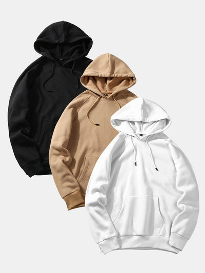 Omari | 3 Pieces  Basic Hoodies