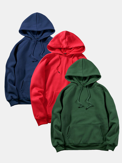 Omari | 3 Pieces  Basic Hoodies