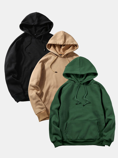Omari | 3 Pieces  Basic Hoodies