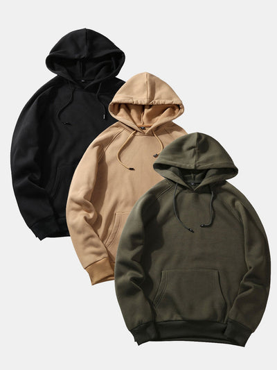 Omari | 3 Pieces  Basic Hoodies