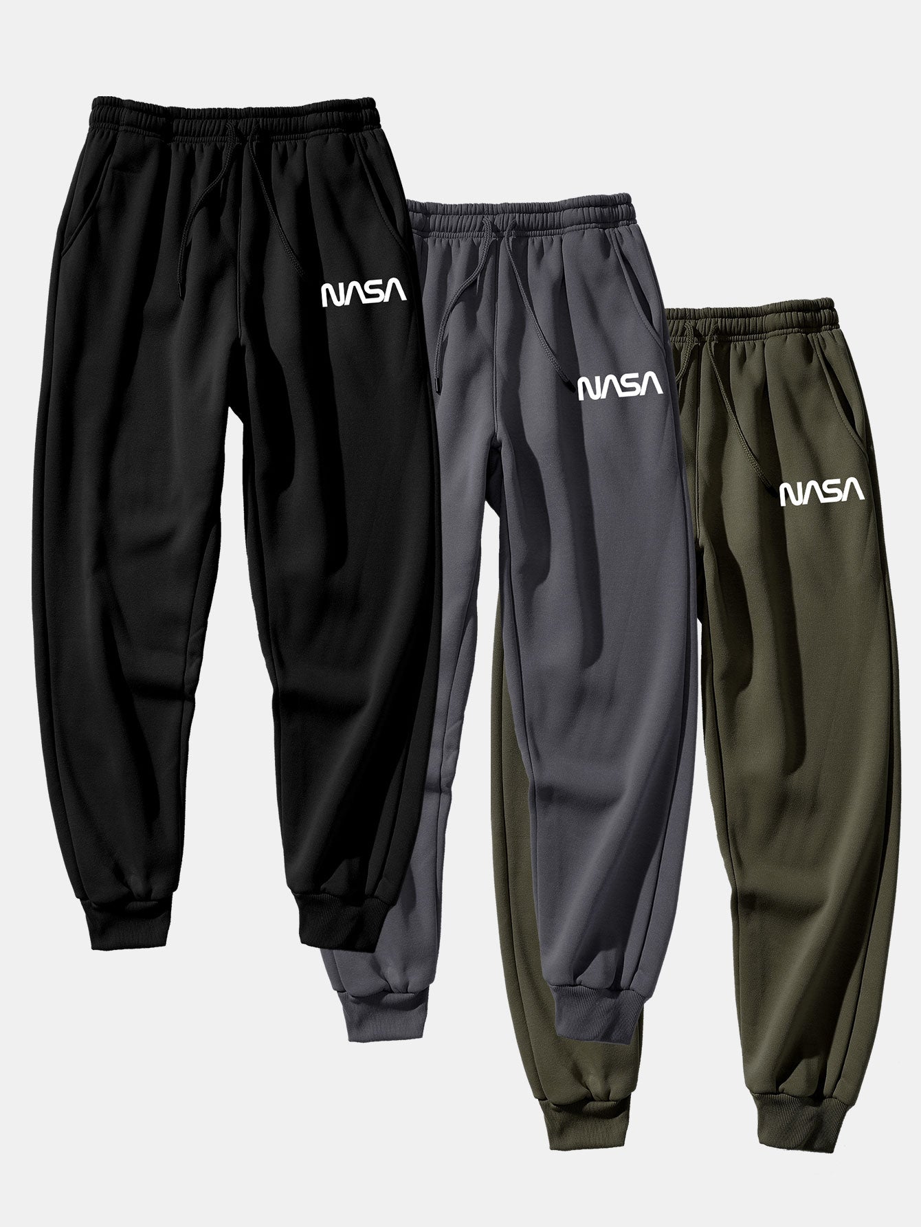 Adlar® | 3 Pieces NASA Print Jogger Pants