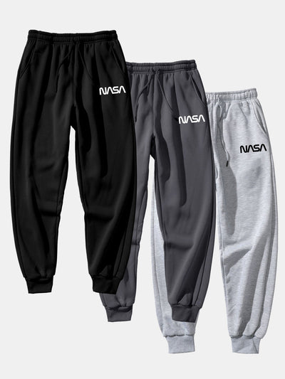 Adlar® | 3 Pieces NASA Print Jogger Pants