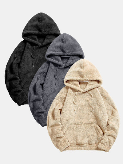 Kael | 3 Pieces Basic Teddy Hoodies