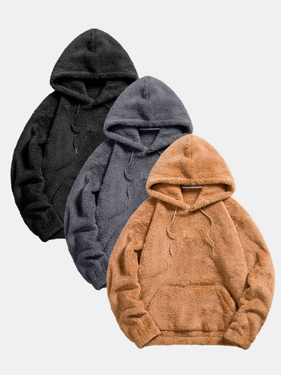 Kael | 3 Pieces Basic Teddy Hoodies