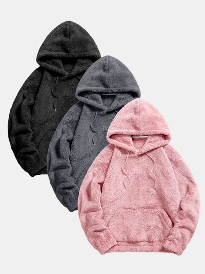 Kael | 3 Pieces Basic Teddy Hoodies