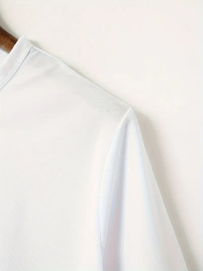 Ellis® | Solid, Casual V-Neck T-Shirt For Men