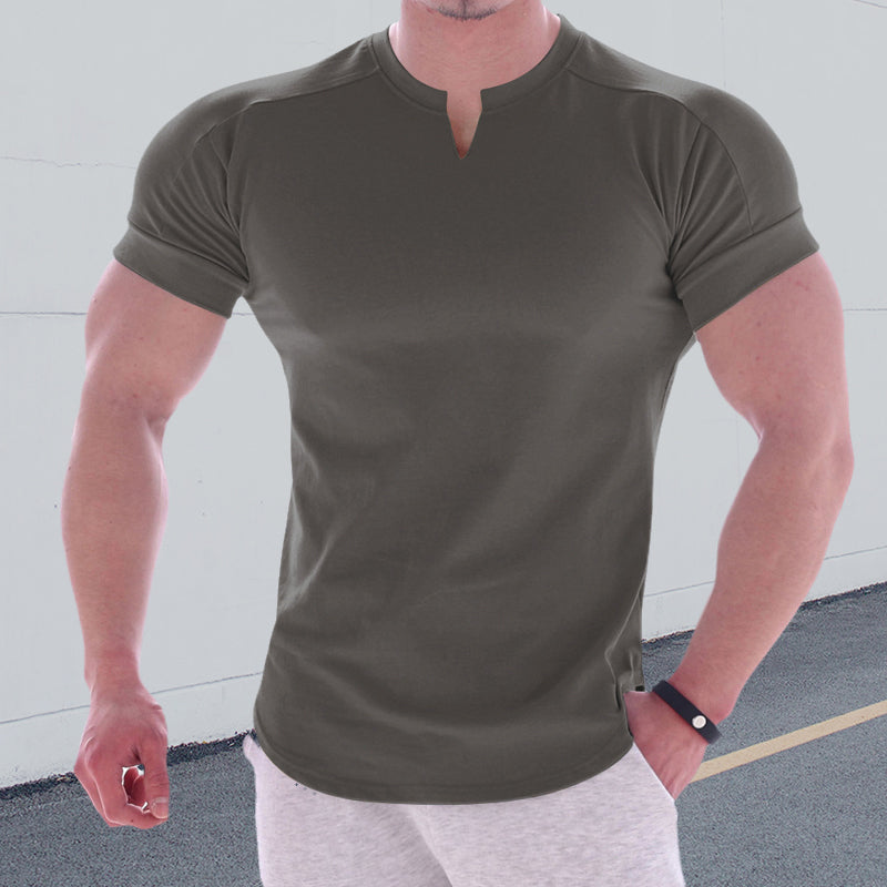 Jonathan® | Short-Sleeved Plain Sporty T-Shirt For Men