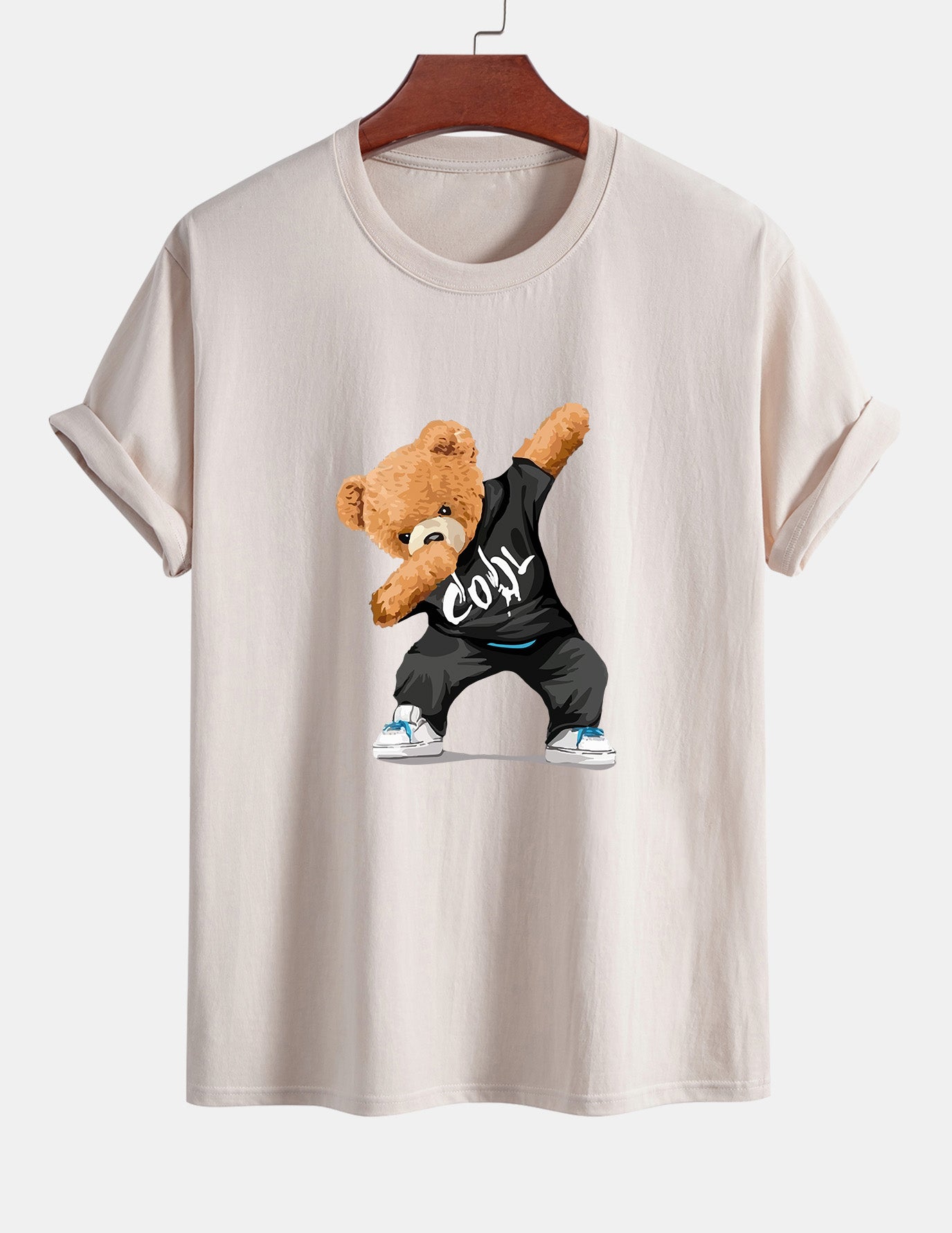 Guido® | Cool Bear Print Cotton T-Shirt