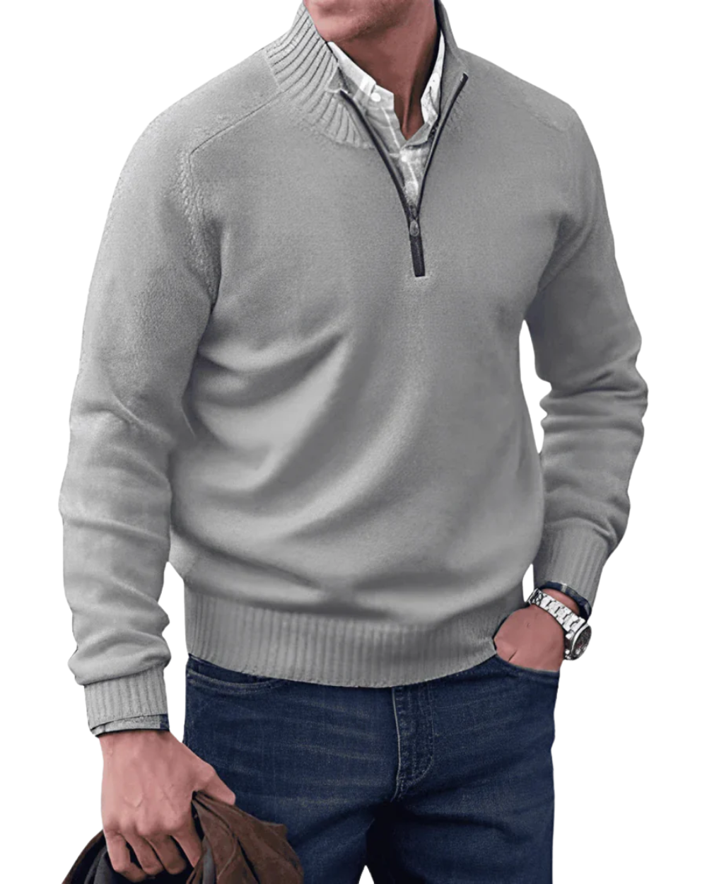Moses | Casual Zip Sweater