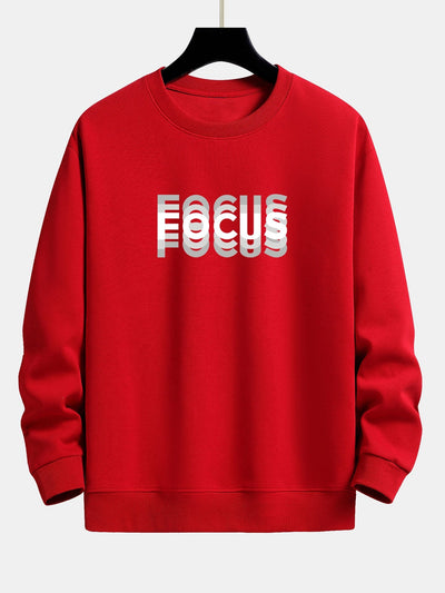Javier® | Focus Print Relax Fit Sweatshirt