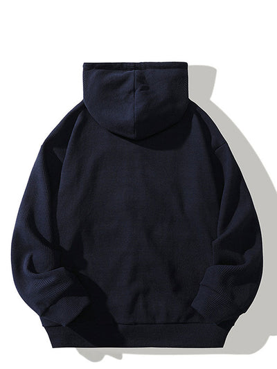 Gael | Relaxed Waffle Zip Hoodie
