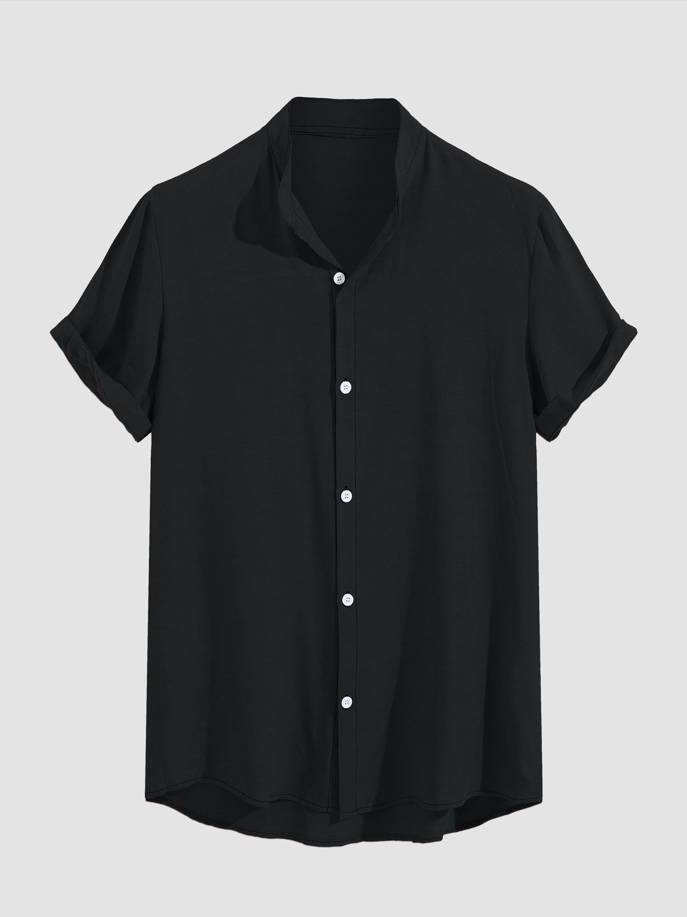 Aindreas® | Stand Collar Solid Shirts