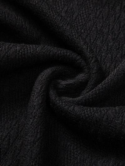 Asare® | Muscle Fit Jacquard Textured Shirt