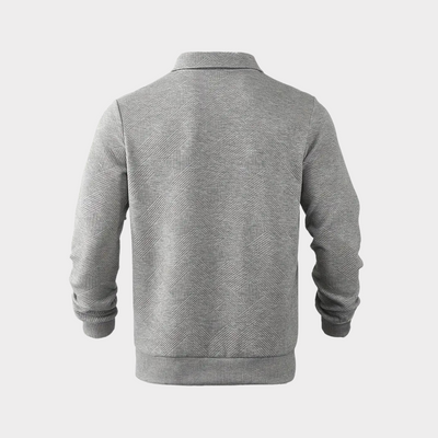Dylan® | Vintage Zip-Up Sweater With Geometric Pattern