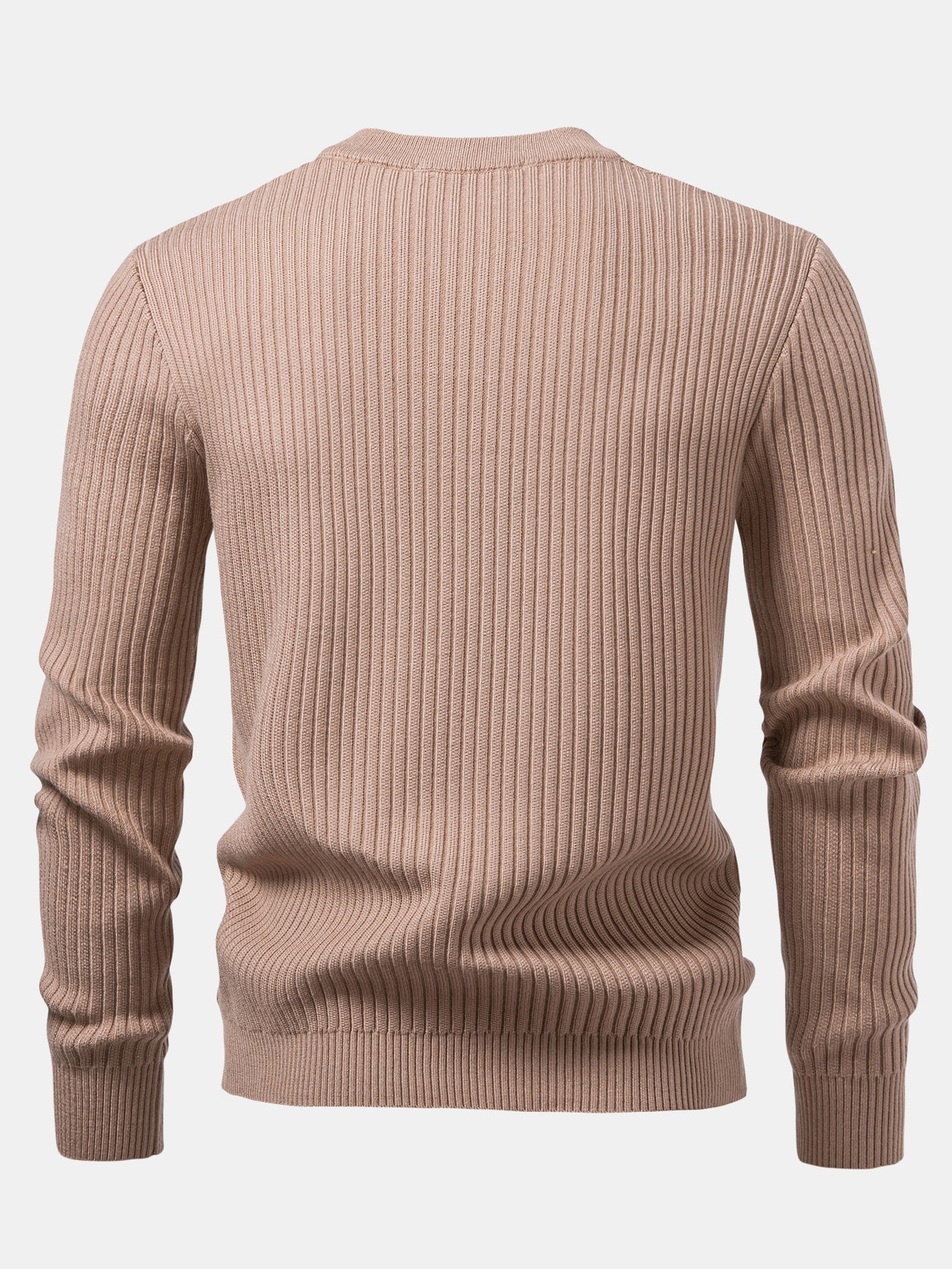 Ardal® | Ribbed Henley Neck Sweater