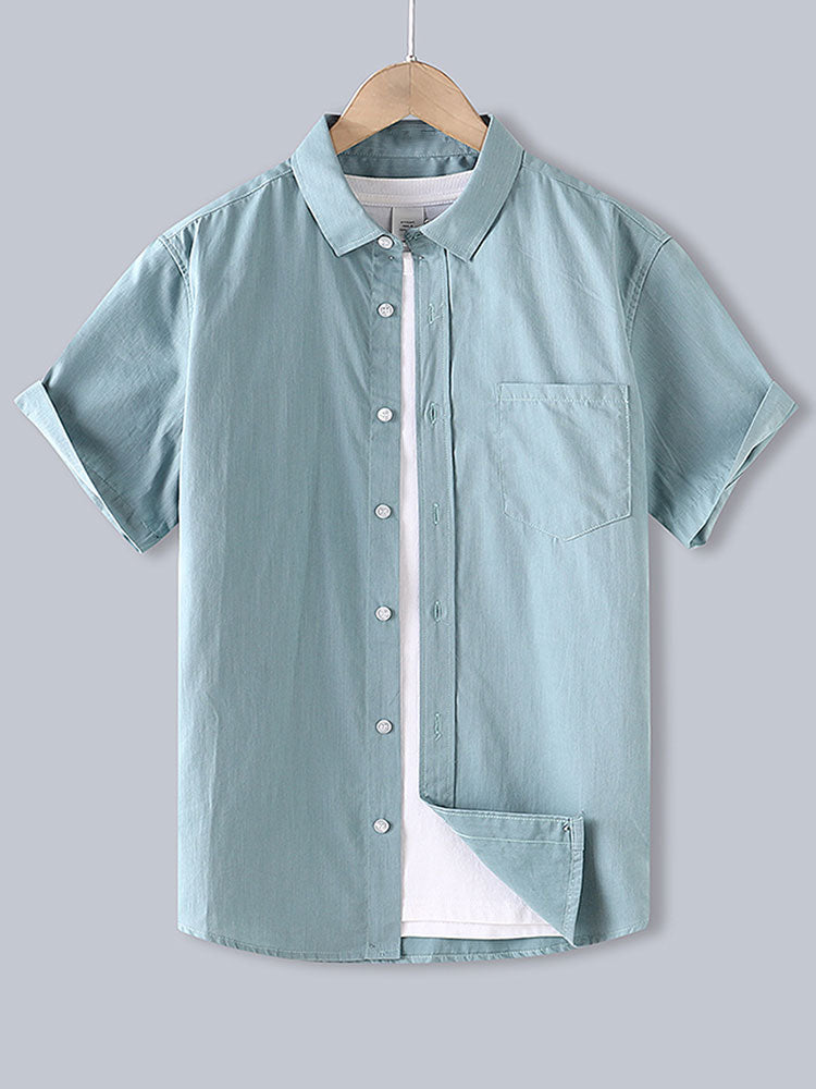 Arett® | Men Cotton Button Up Shirt