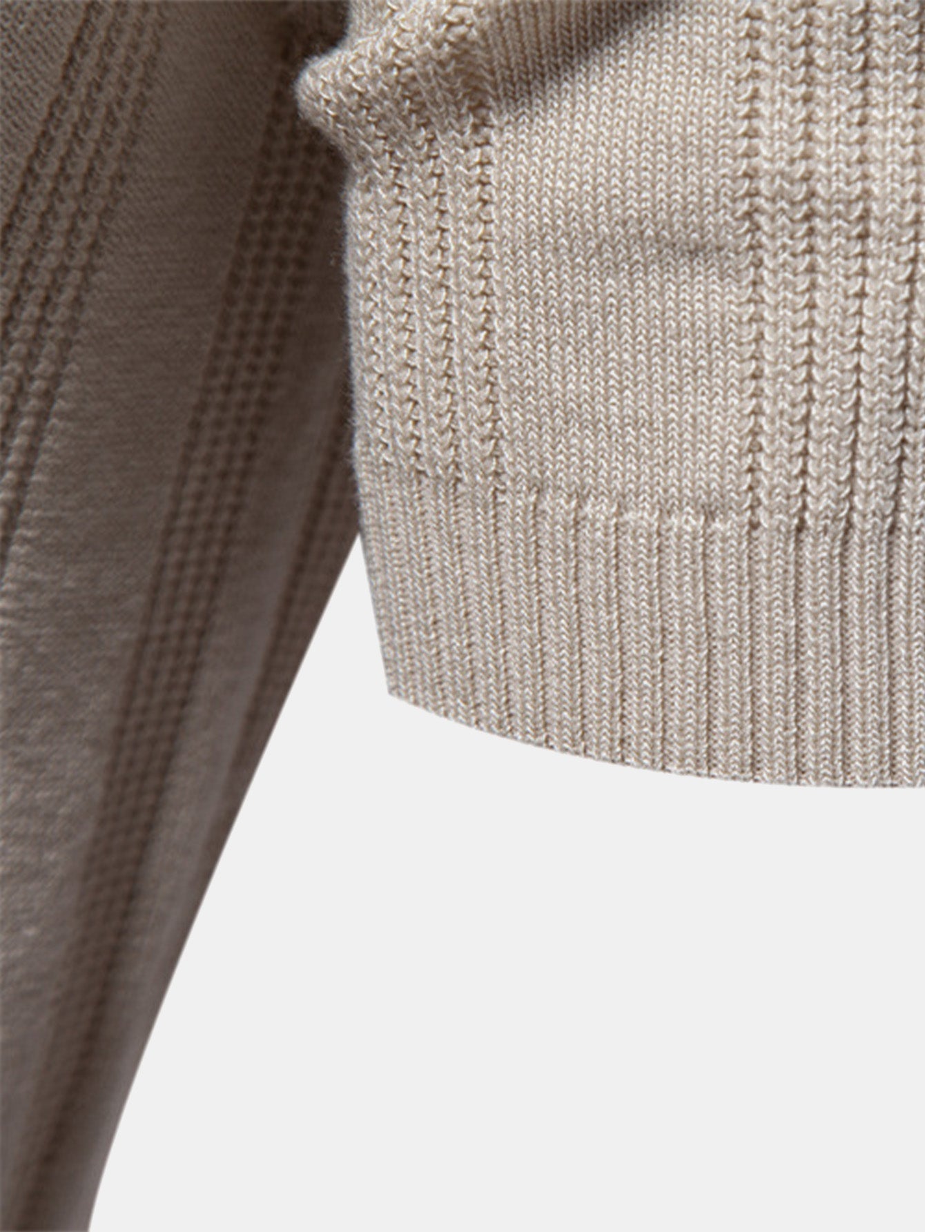 Gavin | Stripe Knit Polo Shirt