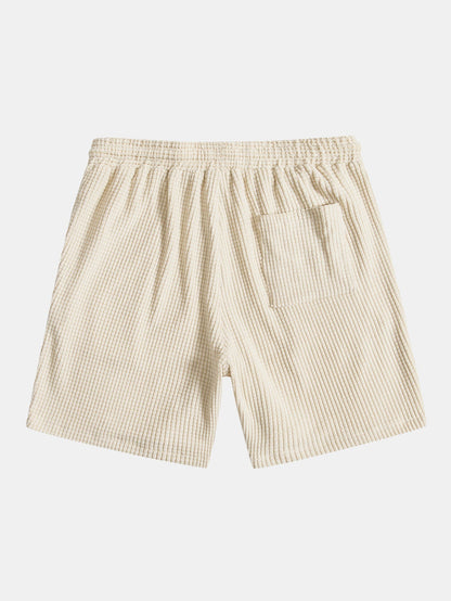 Adalhard® | Waffle Button Up Shirt & Shorts