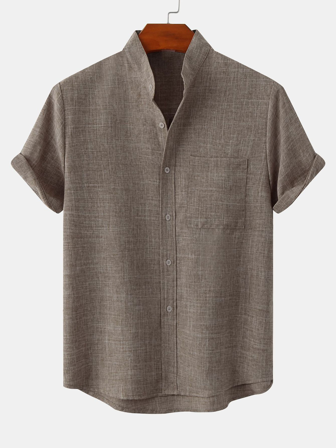 Douglas® | Shirt With Mandarin Collar And Pocket