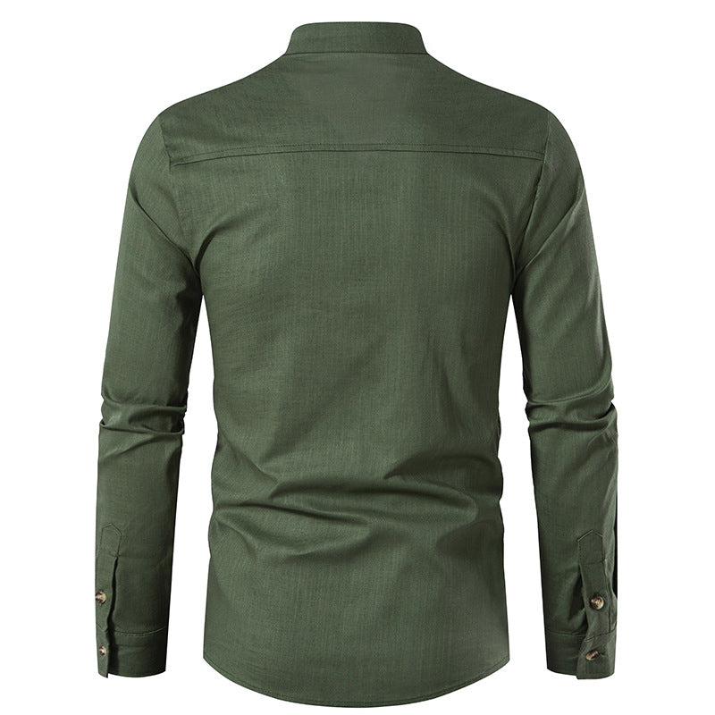 Joseph® | Men'S Solid Color Casual Button Down Shirt