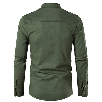 Joseph® | Men'S Solid Color Casual Button Down Shirt