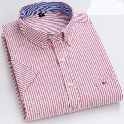 Dimitri® | Soft Cotton Shirt With Practical Chest Pocket And Short Sleeves