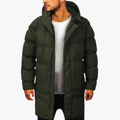 Caleb® | Long Winter Coat For Men