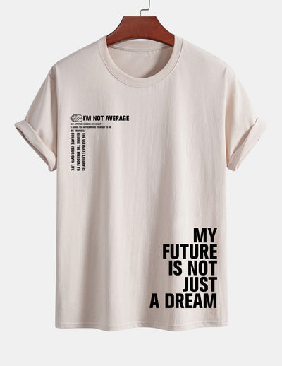 Urbano® | Positive Slogan Print Cotton T-Shirt