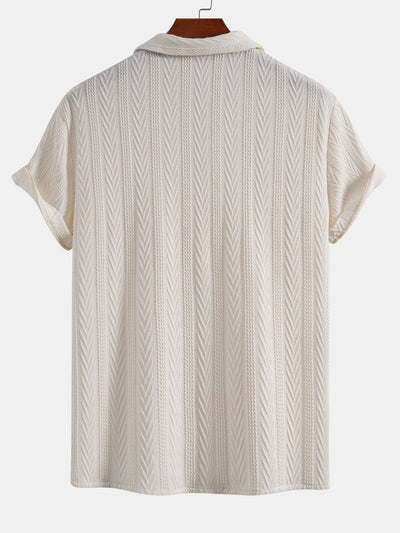 Corey® | Texture Jacquard Cuban Shirt