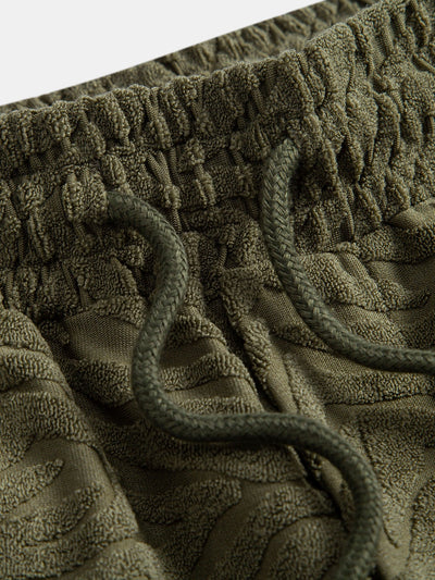 Oreste® | Animal Texture Terry Shorts