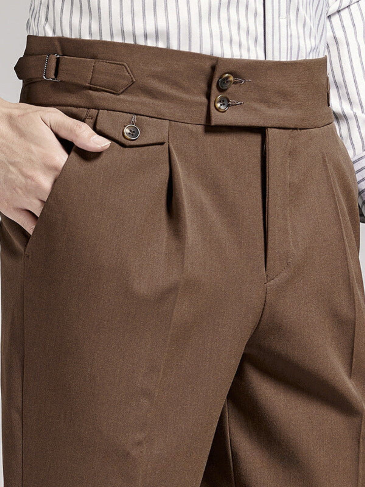Bhakti® | MV Naples Wrinkle Free High-Waist Trousers