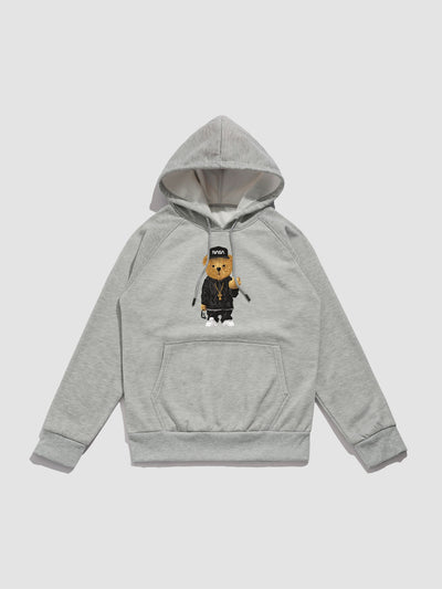 Leonard | Hip Hop Bear Print Hoodie