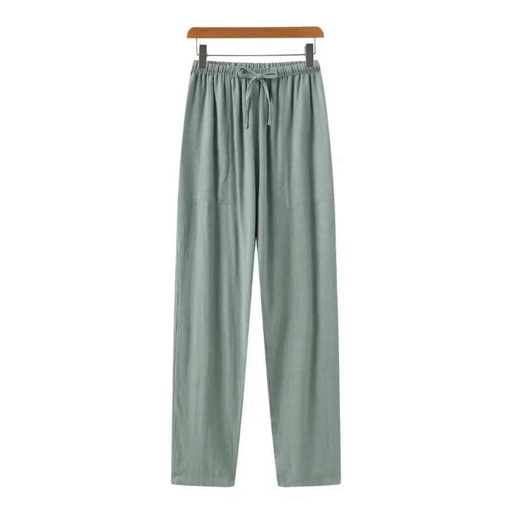 Corban | Slim linen pants