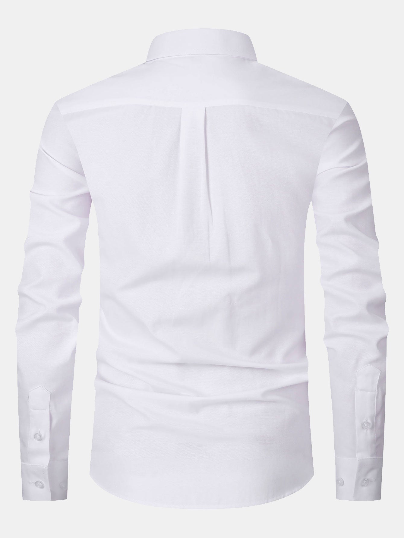 Fulvio® | Long Sleeve Pocket Button Up Oxford Shirt
